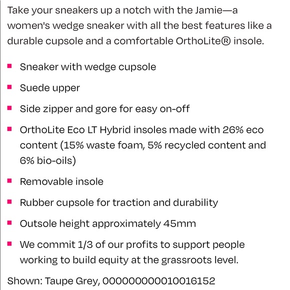 TOMS Jamie Slip On Wedge 7 - Picture 4 of 4